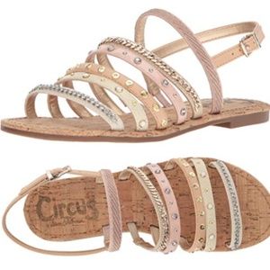 Sam Edelman Women's BEV Slingback Flat Sandal Gold